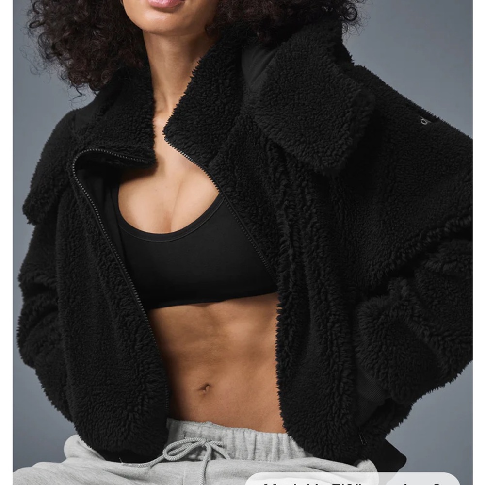 ALO Yoga espresso Teddy Jacket